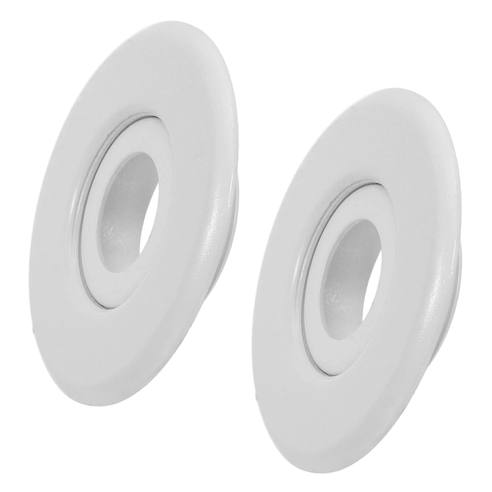 2pcs Fire Escutcheon Cap Plastic Recessed Plate Decorative Cover For Ceiling Home Office Commercial Use Sprinkler Head Cover