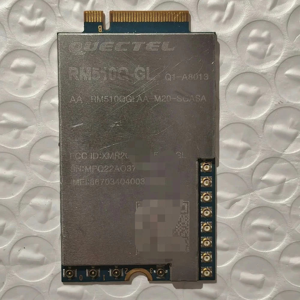 

Quectel RM510Q-GL 5G Sub-6 ГГц ммWave M.2 Модуль Global MIMO Интегрированные режимы eSIM NSA и SA Qualcomm IZat Location Gen8C Lite GNSS
