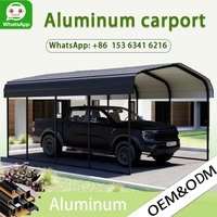 Heavy Duty 12x20 Metal Carport with Galvanized Steel Roof and Wood Frame Outdoor Storage Vehicle Harbor Canopy Kit