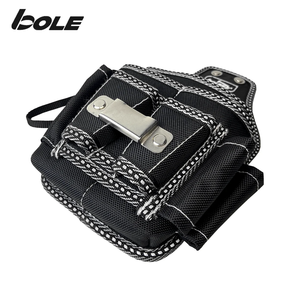 BOLE Professional Electrician Kit 600D Oxford Cloth Thickening Production Waterproof Wear - Resistant Waist Hanging Tool Bag