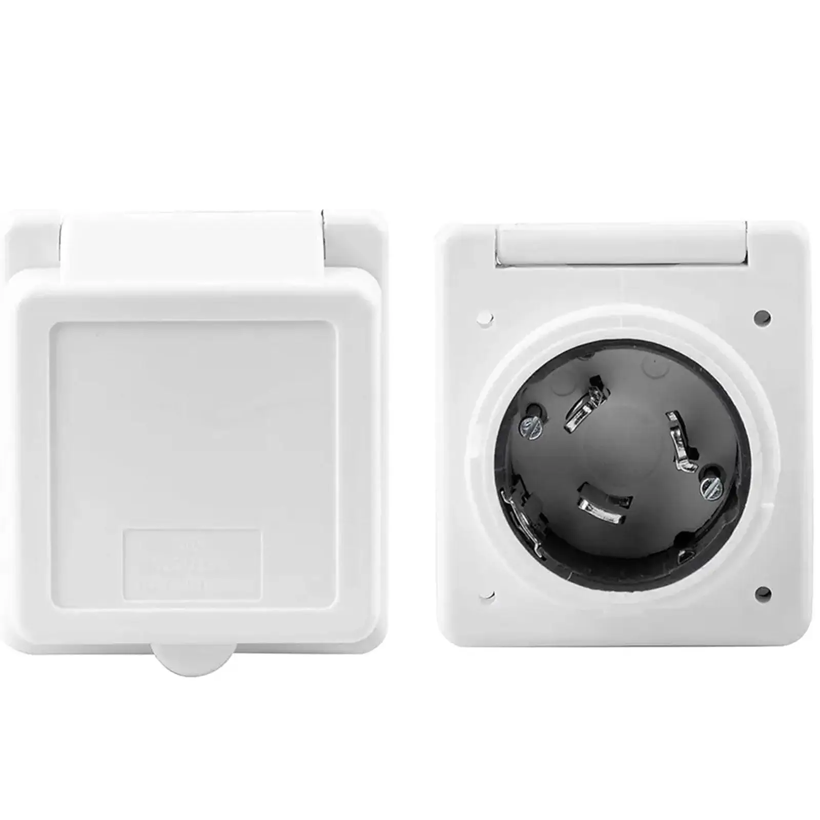 

Водонепроницаемый пластиковый корпус (ПК) для морского разъема питания 50 А с поворотным замком для кемперов, автодомов и генераторов