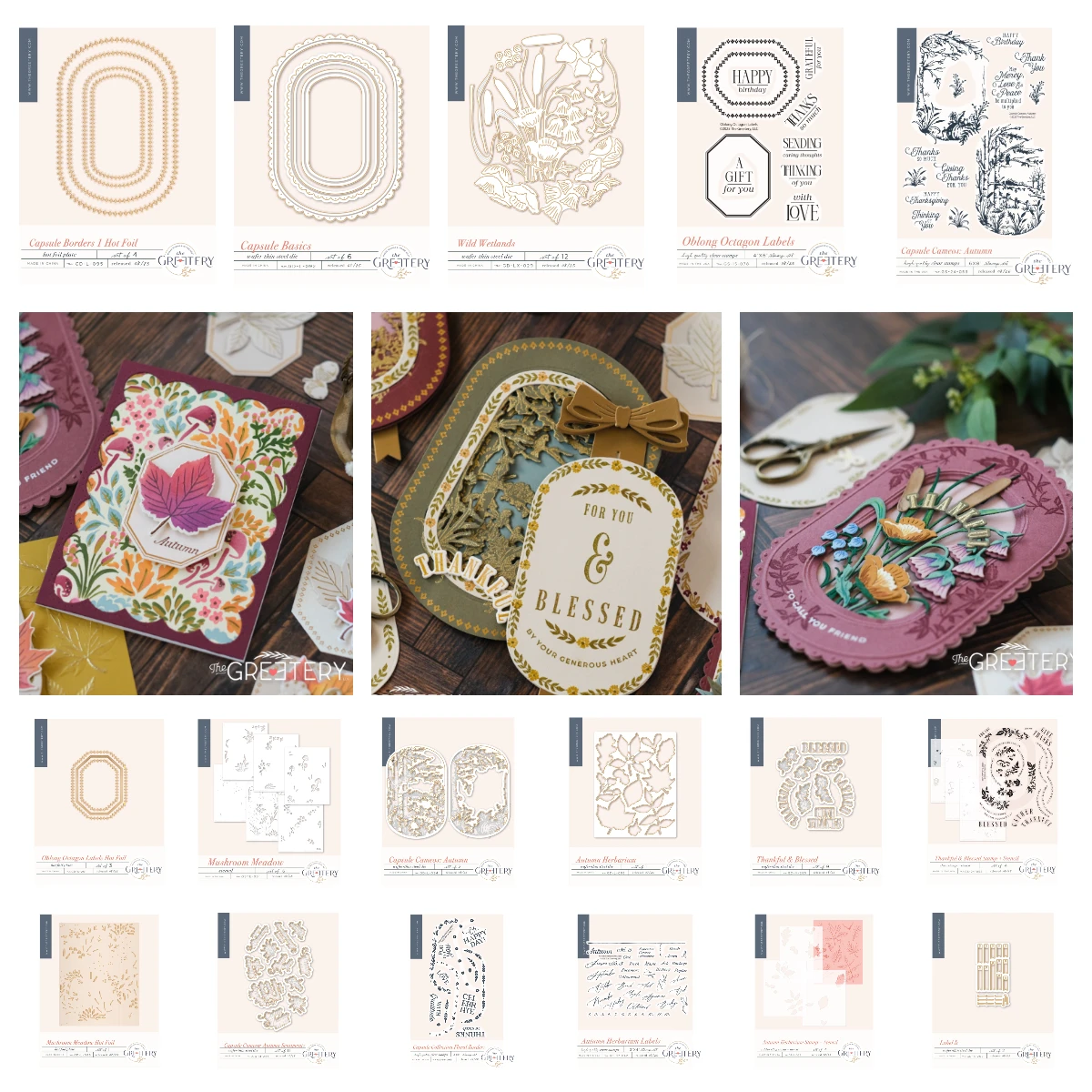 

Autumn Herbarium Metal Cutting Dies Stamps Leaves Stencils DIY Scrapbook Craft Paper Card Making Decor Embossing 2025 August New