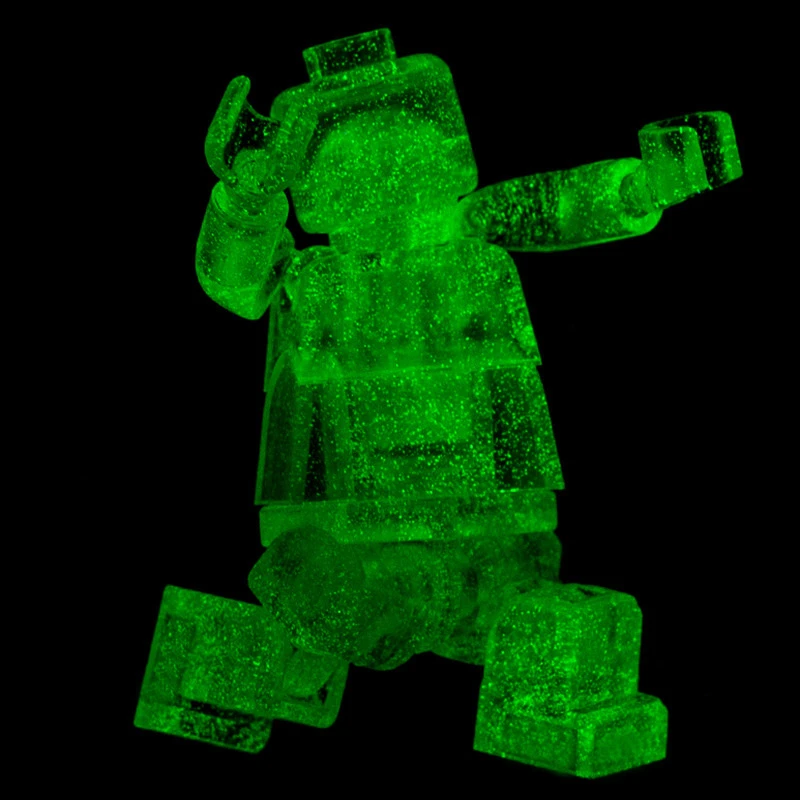 Een beeldje bouwstenen met een formaat van 1,77 inch, beweegbare gewrichten en meerdere kleuren om uit een festivalcadeau te kiezen