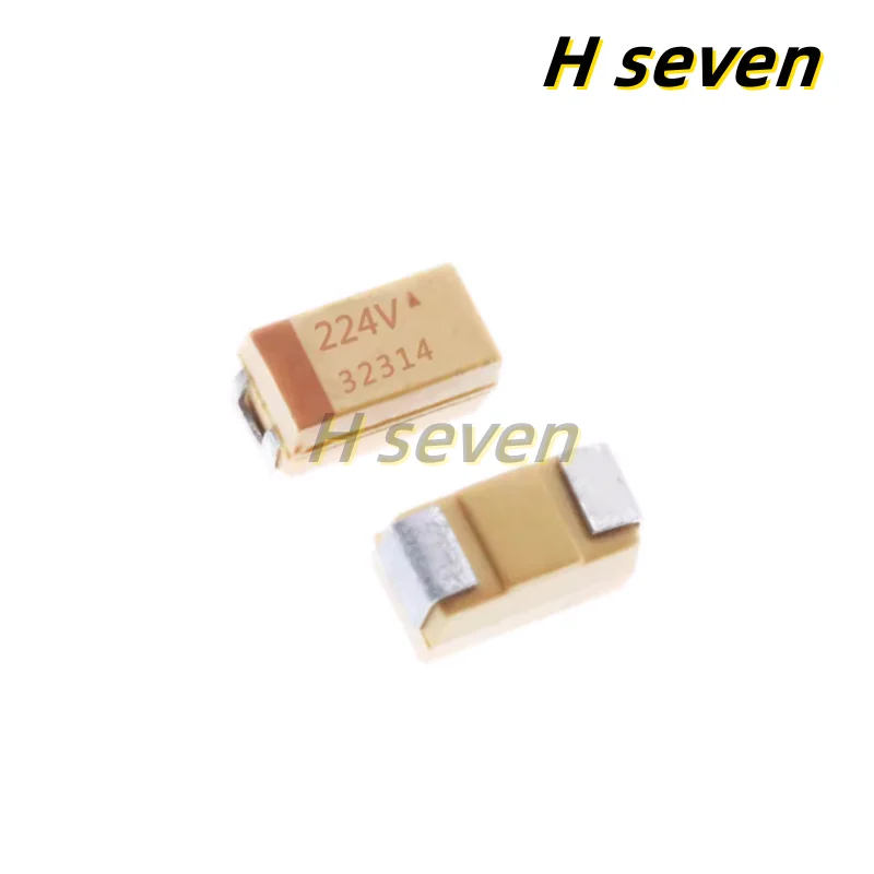 10pcs 1206 SMD Tantalum Capacitor 3216 A Type 35V 220NF ±10% TAJA224K035RNJ 224V