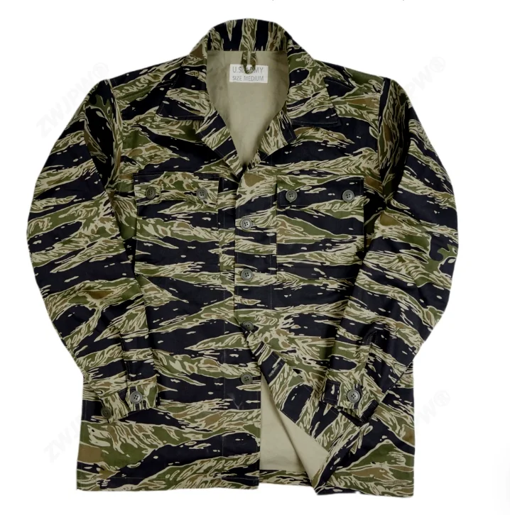 

US Tiger Tabby Camouflage Uniform Include Jacket Pants TCU Vintage