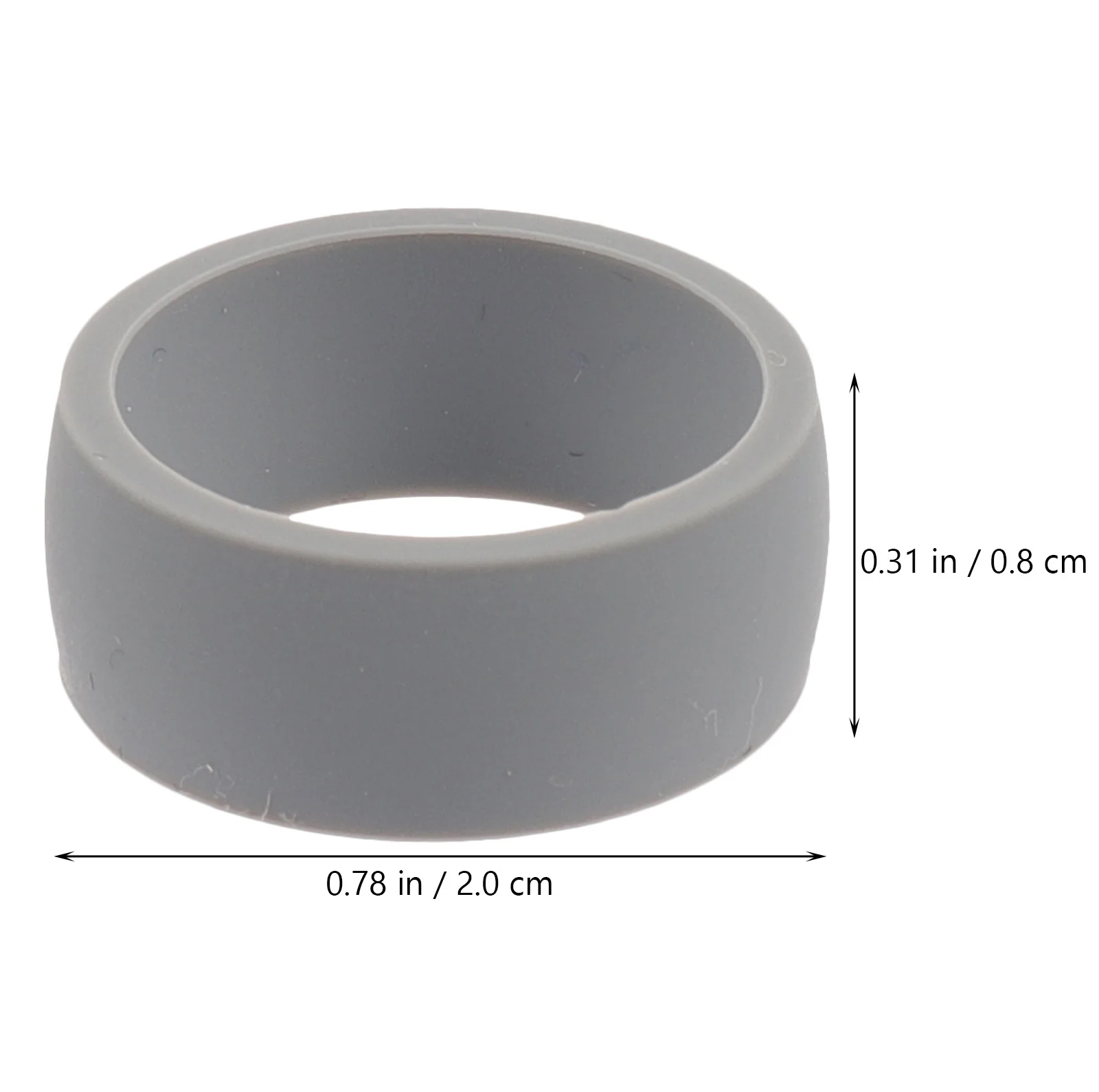 10pcs Silicone Rings Skin-Friendly Flexible Ergonomic Design Smooth For Sports Fitness Gym Outdoor Activities Men Women Colored - Image 3
