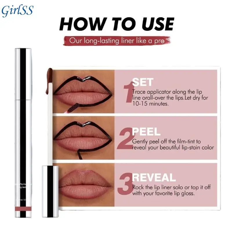 Precise labbro per labbra impermeabile contorni labbro per l'effetto rimpolpante naturale T4MB