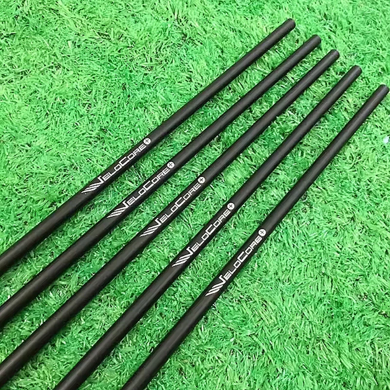 Eje de controladores de golf negro 2024, ejes de madera de grafito 5/6/7 S/R/X Flex con funda de montaje gratis y agarre para un rendimiento mejorado