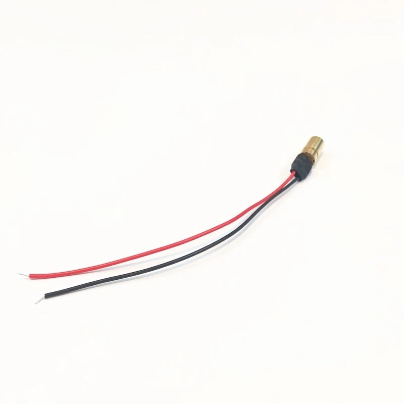 1 5 10 pcs 6mm industrial grade laser module 650nm 5mw 3v-5v 6mm straight line crosshair adjustable focal length red light