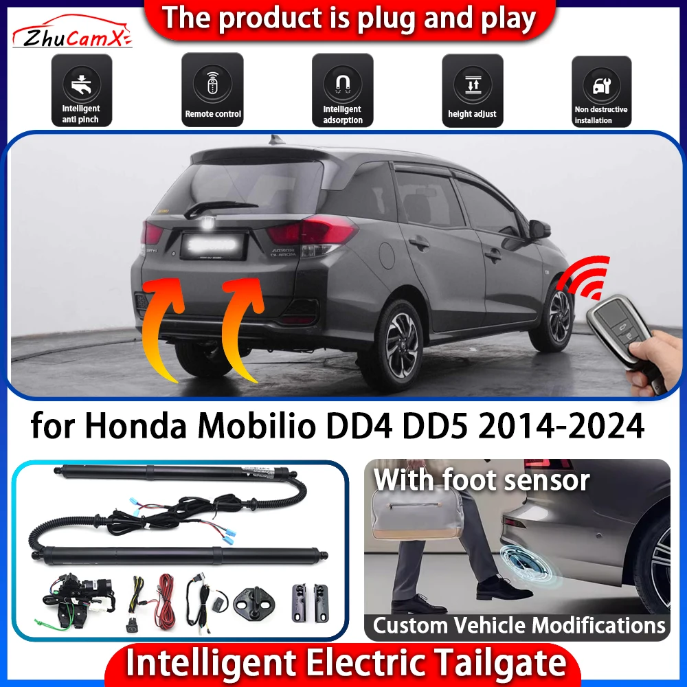 ZhuCamX Sistema de portón trasero inteligente para Honda Mobilio DD4 DD5 2014-2024 Kit de control de elevación de maletero inteligente automático