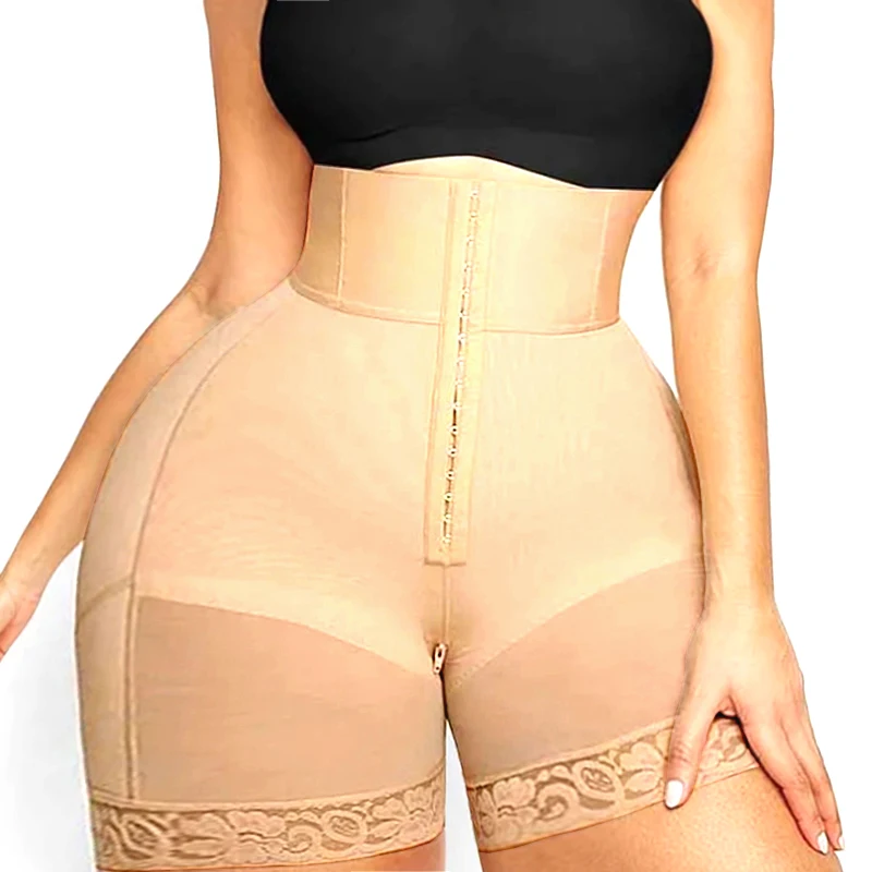 

Fajas Colombian Girdles BBL Shorts High Waist Trainer Tummy Control Panties Shapewear Body Shaper Sexy Butt Lifter Thigh Slimmer