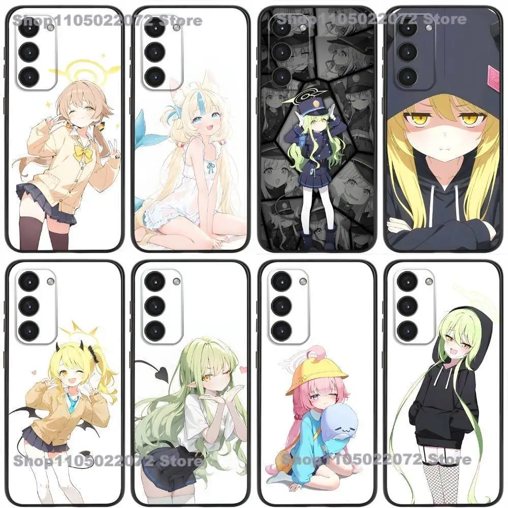 

T-Tachibana Hikari Blue A-Archive Phone Case For Samsung Galaxy A20,21s,22,31,32,52,53,72,73,80,91 Soft Silicone Black Cover