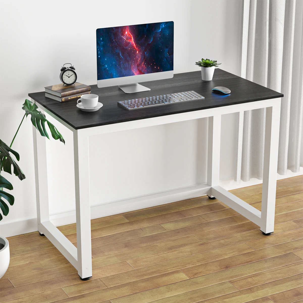 

Computer Desk 47 Inch Modern Office Desk Small Computer Table Home Office Computer Desk Study Writing Workspace