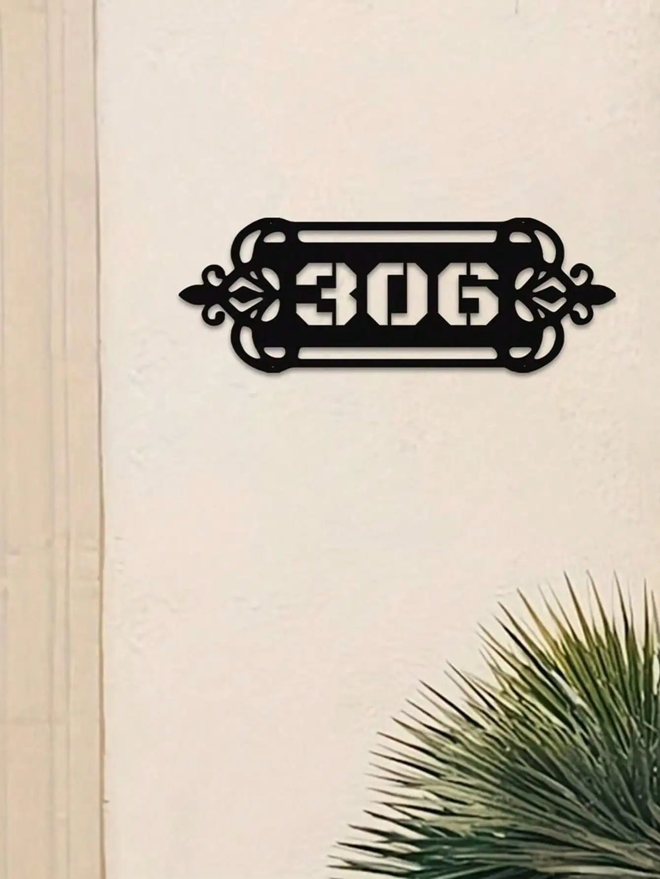 Custom Metal Address Plaque Outdoor House Number Sign Modern Street Name Plate Rustproof Home Decor Housewarming Gift