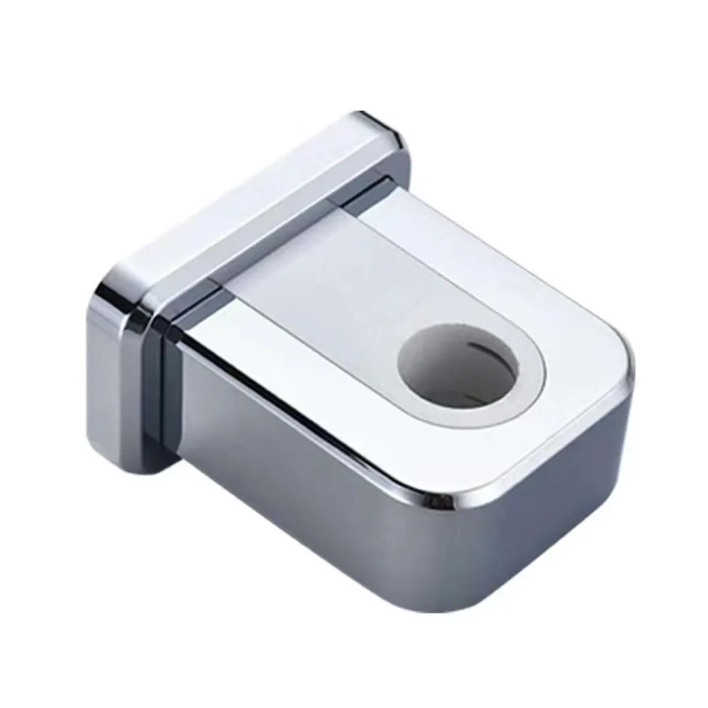 New Adjustable Shower Rod Holder Plastic Useful Rail Bar Stand Clamp Lift Rod Fixed Base Bathroom Accessories