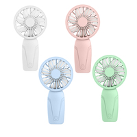 Portable Handheld Fan USB Rechargeable Pocket Fan 3 Speeds Compact Cooling Fan for Home Office Travel and Outdoor Activities