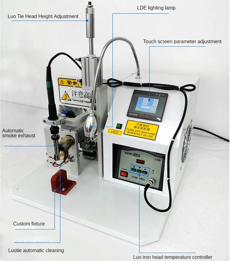 

XXZ-013 Semi-automatic Soldering Machine Aviation Plug USB Cable Circuit Board Automatic Non-Type c Head Automatic Welding
