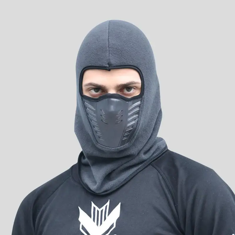 Motorcycle Mask Cold-Proof Windproof Fleece Thermal Neck Full Face Mask For Men Women Ski Cycling Hunting Full Face Masks - Image 4