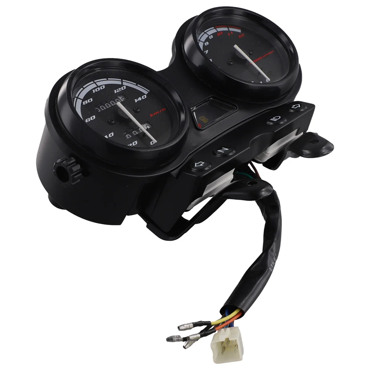 Instrumento de medidor digital para motocicleta, velocímetro com display digital para yamaha ybr 125-l49a