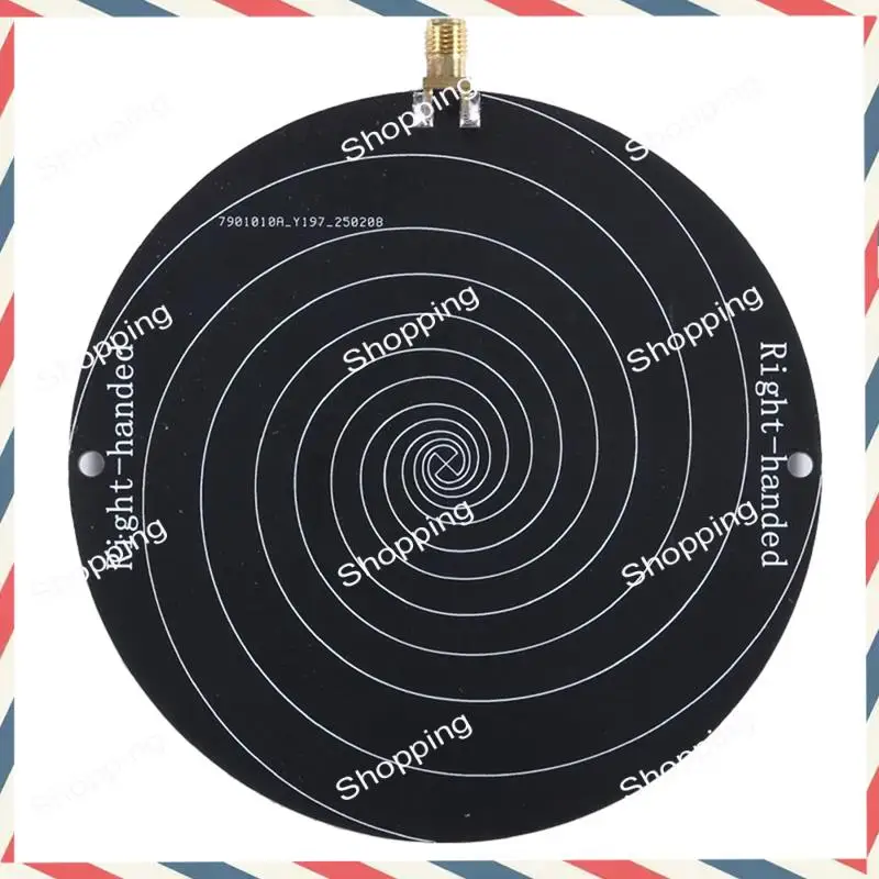 M20K 510-10Ghz هوائيات مستقطبة دائرية RFID هوائي متساوي الشكل هوائي واسع النطاق (اليد اليمنى)