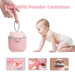 Baby Milk Powder Container With Spoon Piggy Double Sealing Food Storage Box BPA Free Infant Snacks Container Milk Powder Box