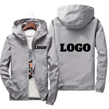 Custom Brand Logo Autumn Jacket Men Waterproof Warm Windbreaker Casual Clothing Big Size 6Xl Men Green Black Red Jacket Outdoor 5