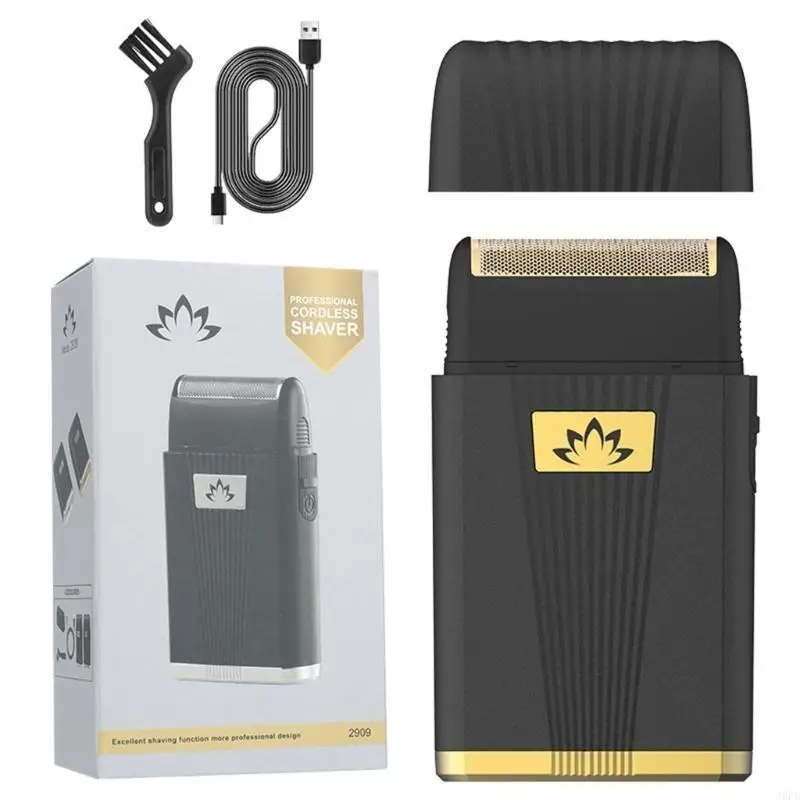 J6PE Men recíproco barbeador barbeador elétrico impermeável barbeador sem fio sem fio