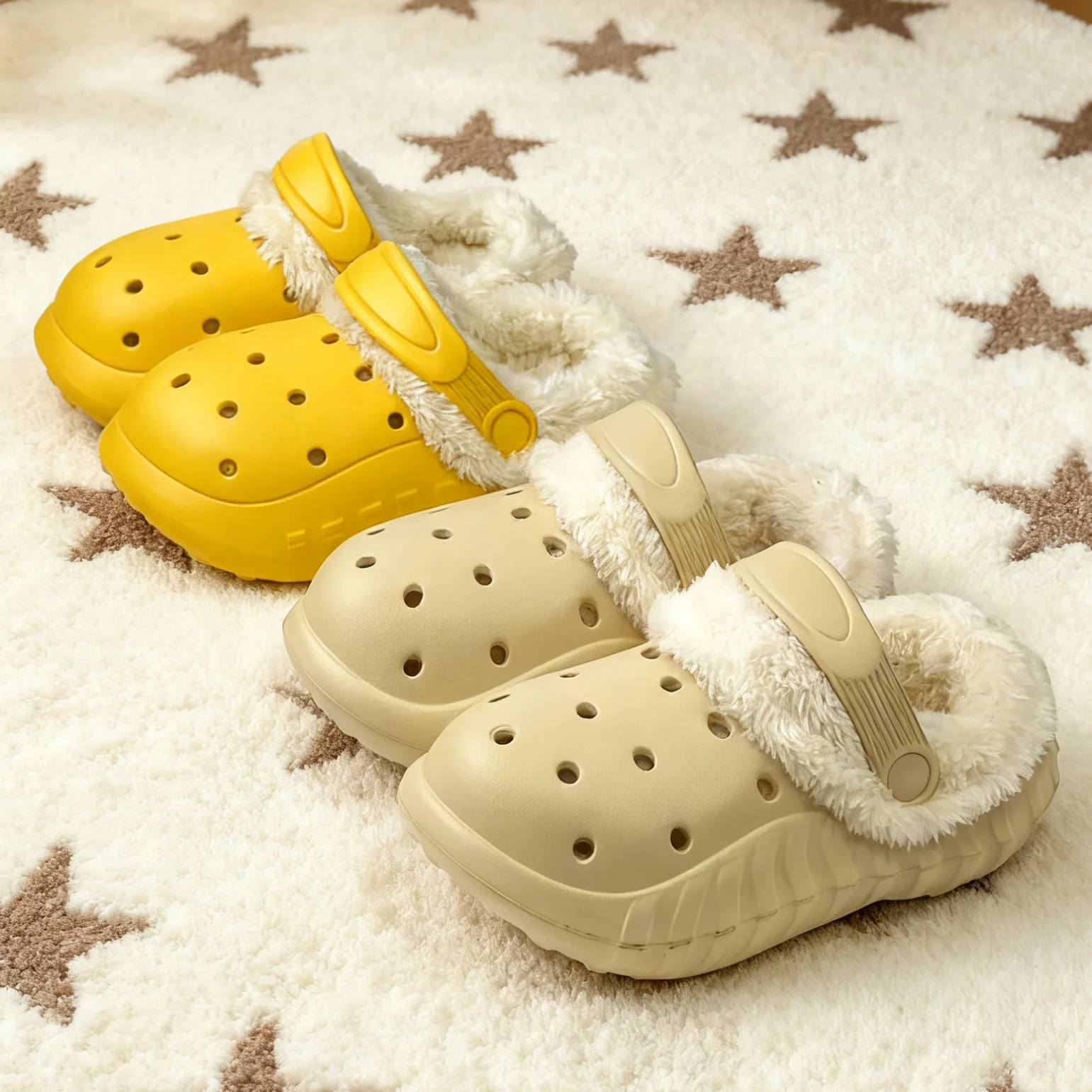 أحذية قطنية للأطفال مع شباشب قطنية كرتونية قطيفة وسميكة للأولاد والبنات في الخريف والشتاء، متوفرة #6