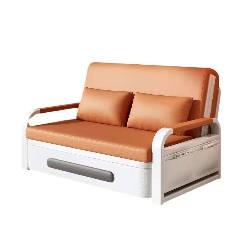

Dual-purpose retractable folding sofa bed multi-function