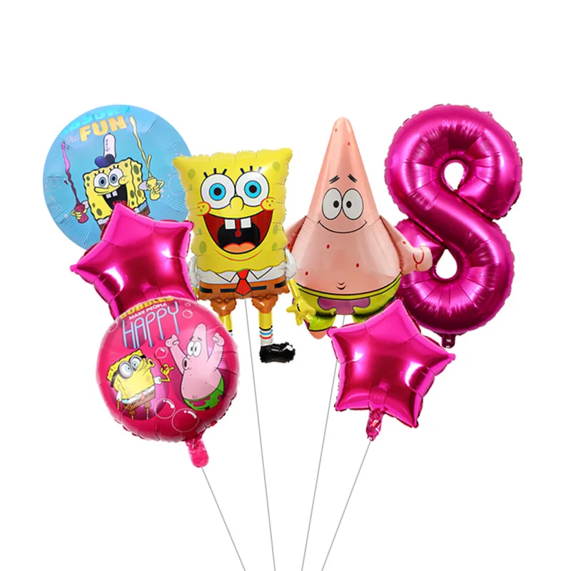 Niedlicher SpongeBob-Themen-Partykerzen-Geburtstagstorten-Topper für Kinderfeier-Dekoration – Detail 17