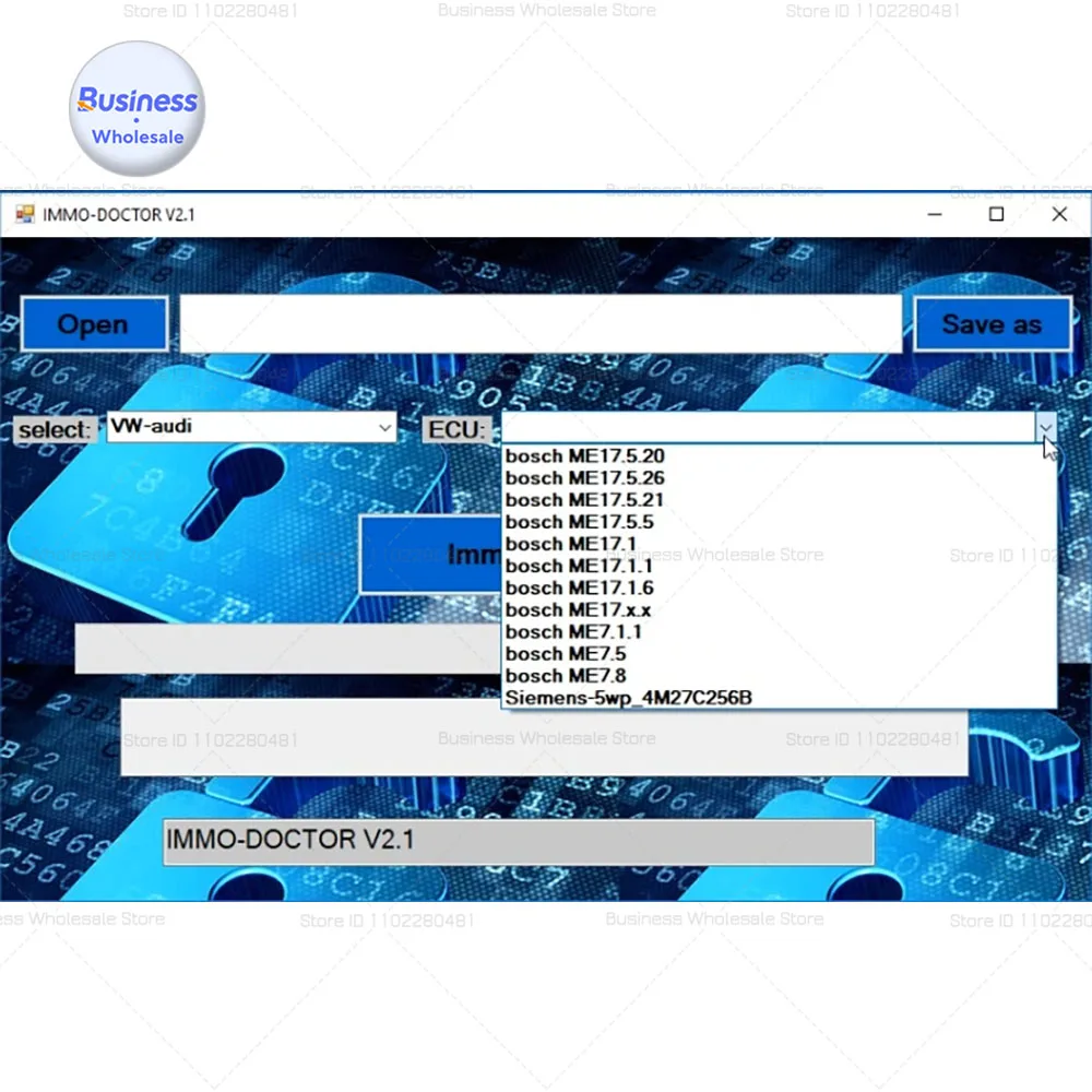 طبيب IMMO V2.1 مع علامة تجارية متعددة كجن غير محدودة ، برنامج إيقاف ، ضبط رقاقة ECU للبسيط 2K MT38 ME ، 17.9.2 ، ME17.9.8 ، win7/10
