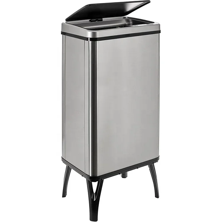 

Tool Foldable 50L Smart Trash Can Stainless Steel Automatic/Hand Contact Trash Can Induction Trash Can Home Office