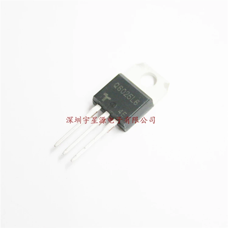 10pcs/lot    Q6025L6 TO-220 SCR 25A 600V thyristor