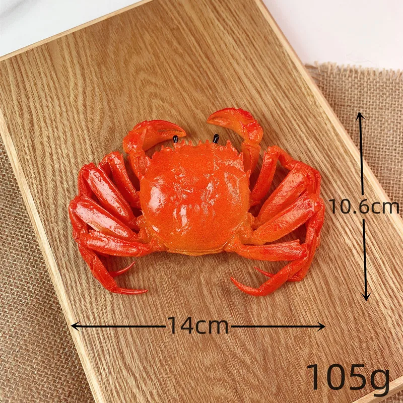Figurine De Crevette Artificielle Réaliste – Décoration De Fruits De Mer En PVC – Accessoire Photo Et Déco Maison – Modèle Unique