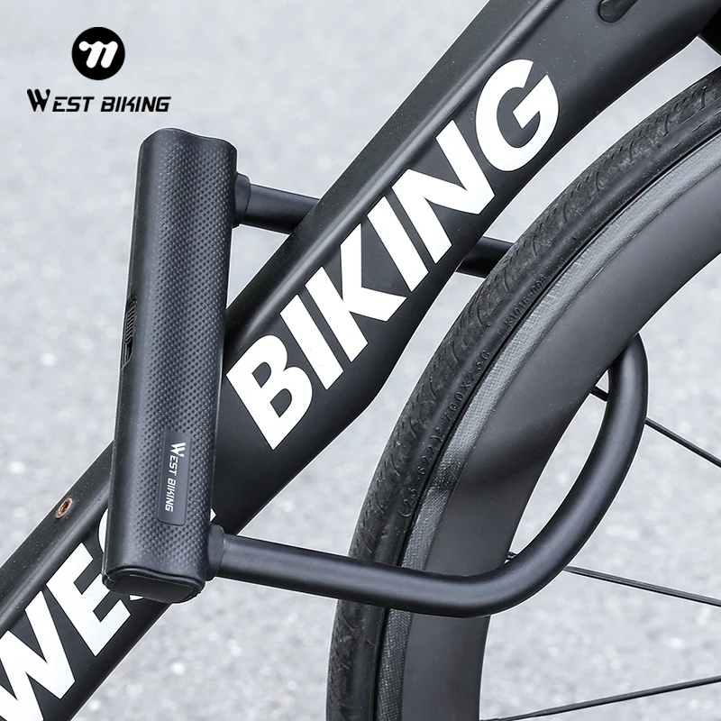 

Замок U-образный WEST BIKING для велосипедов и мотоциклов, сверхпрочный, противоугонный, для электровелосипедов, высокозащищенный, для дверей, аксессуары для велосипедов