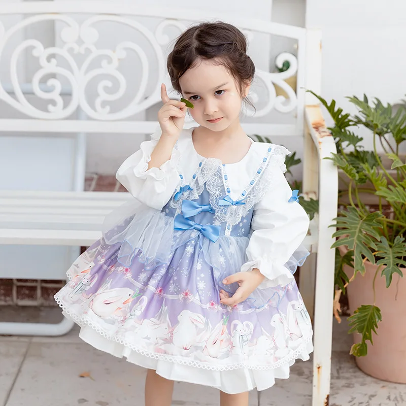 Spanish Court Lolita Maid Dress Birthday Party Children's Girls