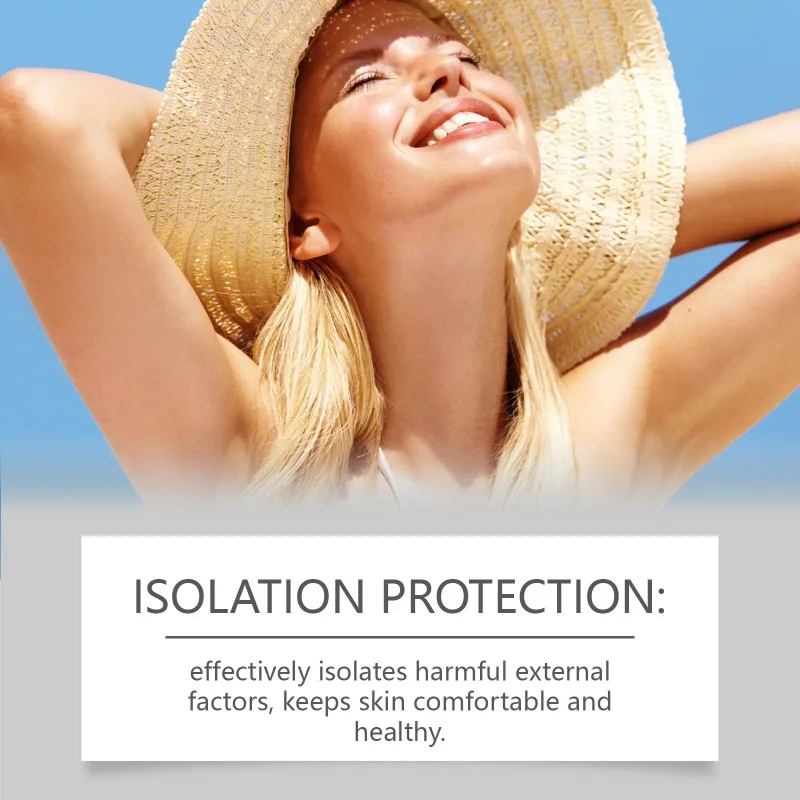 Protective Moisturizing Cream Brightening Skin Outdoor UV Waterproof Emulsion SPF50 Facial Sun Block Isolation Lotion Cream