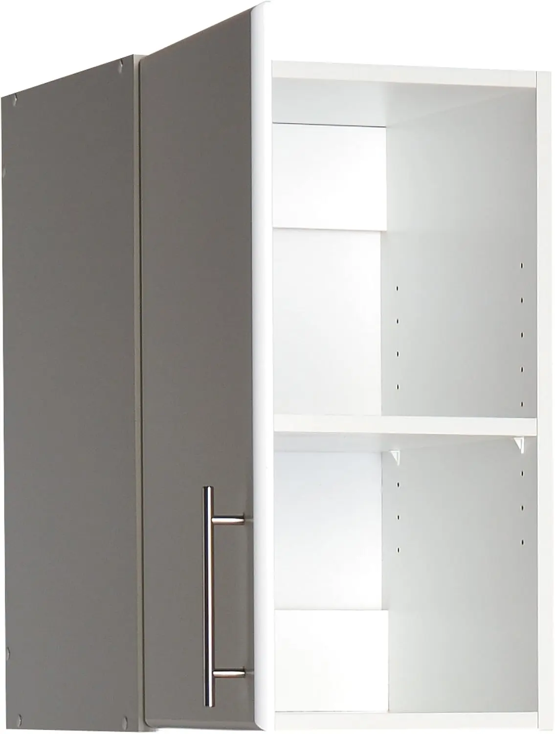 

Prepac Elite 16"" Wall Cabinet, White Storage Cabinet, Bathroom Cabinet, Pantry Cabinet With 1 Adjustable Shelf 16"" D X 16"" W