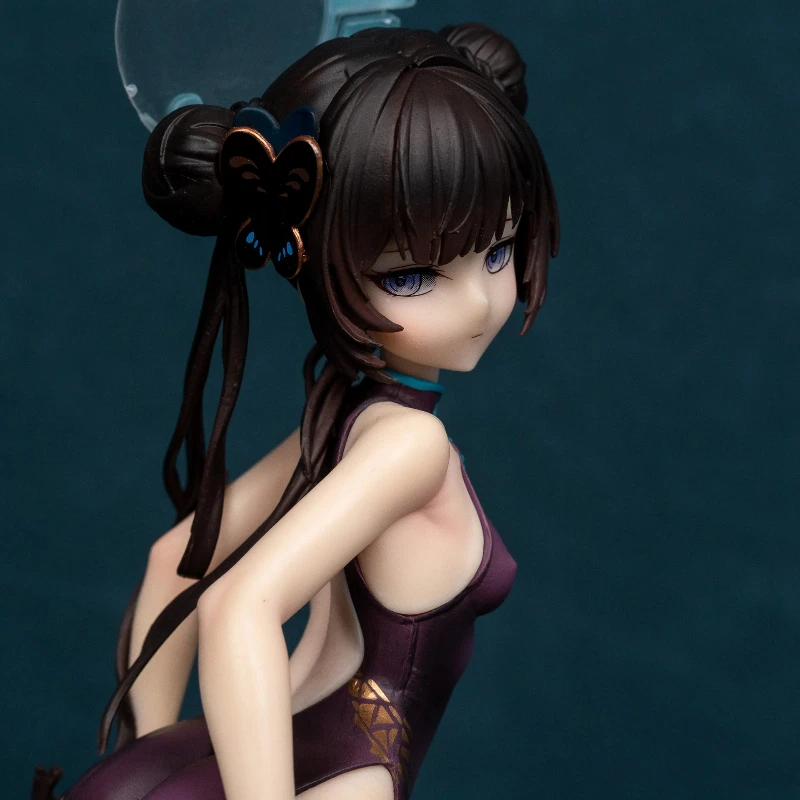 

Фигурки аниме, украшения для рабочего стола, подарки на день рождения, Новое поступление, Ципао, танец дракона, поза на коленях, традиционный китайский стиль, Maide