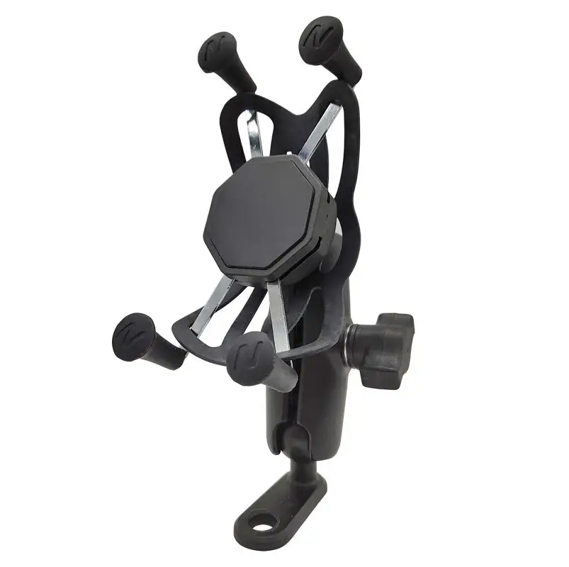 Phone Holder Bike 360° View Universal Motorcycle Off-road Vehicle Bicycle 4.7-7 Inch Mobile Phone Stand Bracket GPS