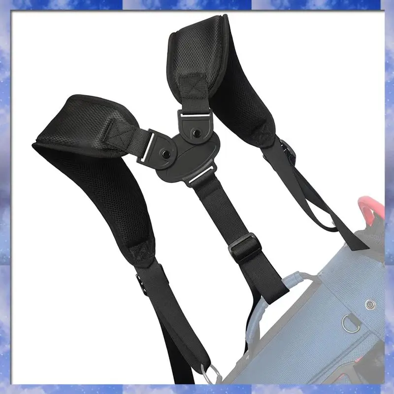 A35F New Golf Bag Strap,Golf Bag Straps Replacement Backpack Straps, Adjustable Durable Comfortable Golf Carry Bag Strap Durable