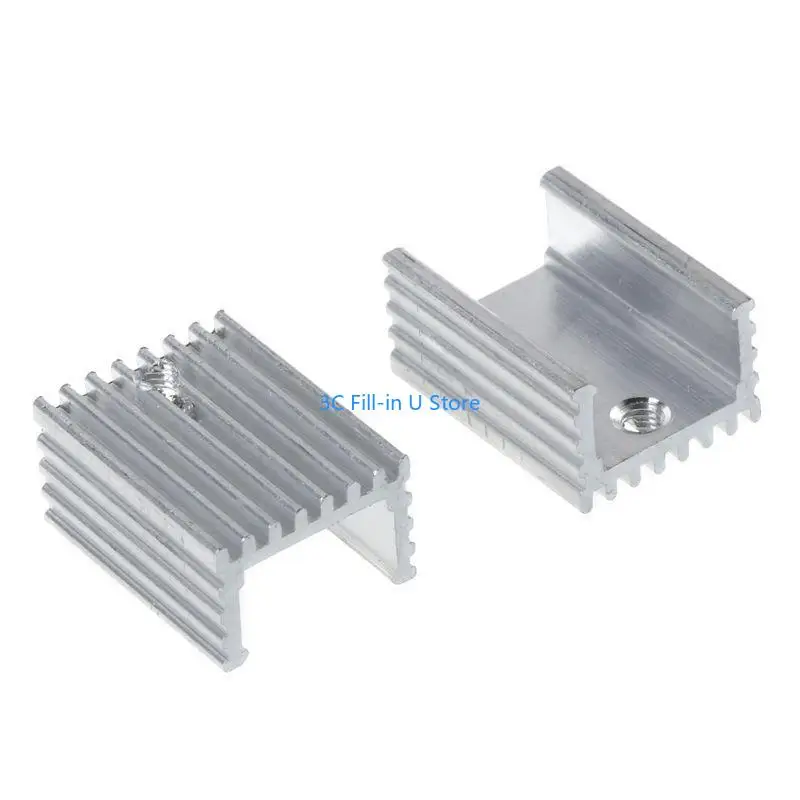 G8TA 10 قطعة TO220 مبرد تبريد المبرد الألومنيوم TO-220 غرفة التبريد إلى 220 بالوعة الحرارة #2