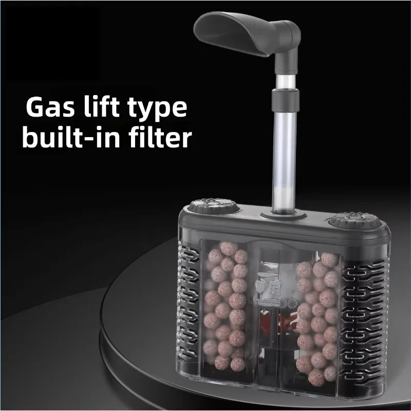 Three-In-One Plastic Fish Tank Filter Aquarium Oxygenation Water Circulation Toilet Cleaning Solution for Fairy Fish Living Room