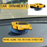 Car Drift Rotating Ornaments Auto Dashboard Turning Racing Model Deco Car individuality Center Console Decoration For SVJ
