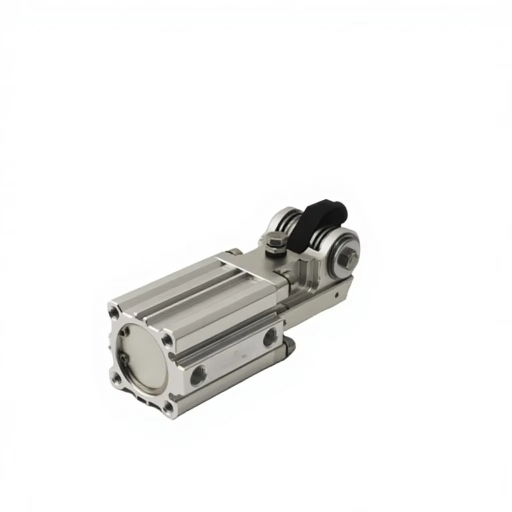 Standard 90-degree rack-mounted flip rotary cylinder with steel gears for reliable home industrial applications