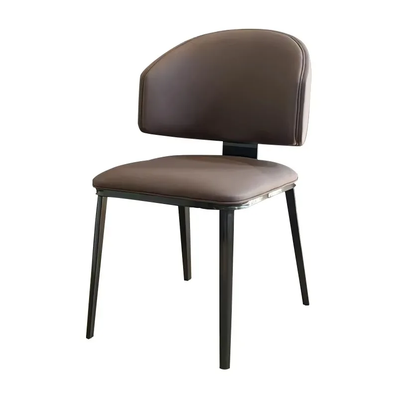 كرسي طعام حديث للمطاعم مصنوع من المعدن بتصميم بسيط لصالون المكتب وتناول الطعام، أثاث منزلي مريح من Krzesla Do Jadalni #6