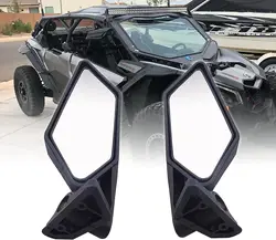 Maverick X3 Side Mirror Rear View Racing Style Compatible with Can Am Maverick X3 XRS XDS MAX Off-road 2017 2018 -2023