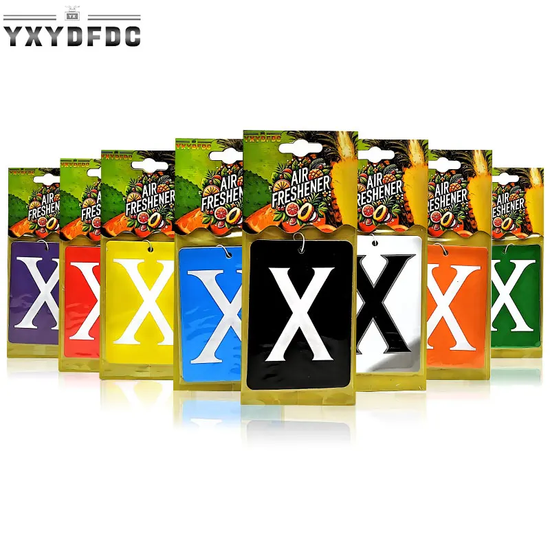 YXYDFDC Car Air Freshener Natural scented tea paper Auto Hanging Vanilla perfume fragrance X car accessories interior