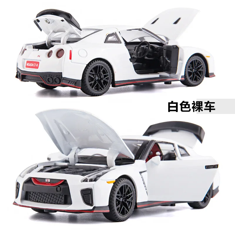 1:32 Nissan Skyline Ares Gtr R35 Diecasts Speelgoedvoertuigen Metalen Auto Model Pull Back Collectie Voor Kinderen Speelgoed