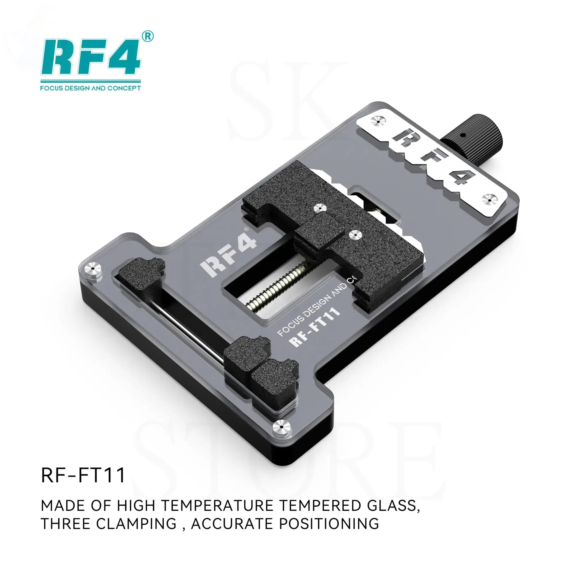 RF4 FT11 Mobile Chip Motherboard Fixture/Mobile PCB Clamp/Mobile PCB plate/Chip/CPU/IC operation Fixture/temperature resistanc